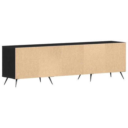 Televizní Skříň 150 X 30 X 44,5 Cm Černý Dub Kompozitní Dřevo
