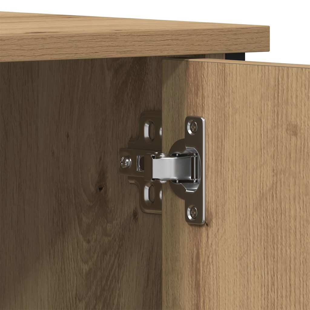 Televizní Skříň 100 X 40 X 50 Cm Dub Artisan Kompozitní Dřevo