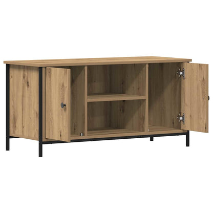 Televizní Skříň 100 X 40 X 50 Cm Dub Artisan Kompozitní Dřevo