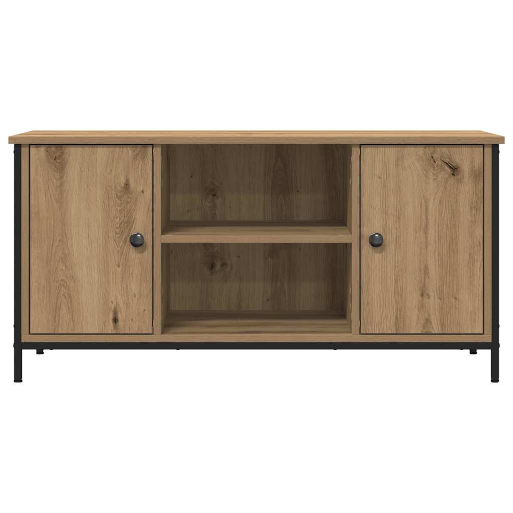 Televizní Skříň 100 X 40 X 50 Cm Dub Artisan Kompozitní Dřevo