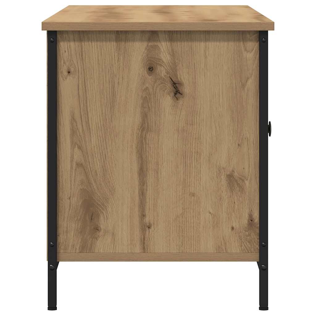 Televizní Skříň 100 X 40 X 50 Cm Dub Artisan Kompozitní Dřevo