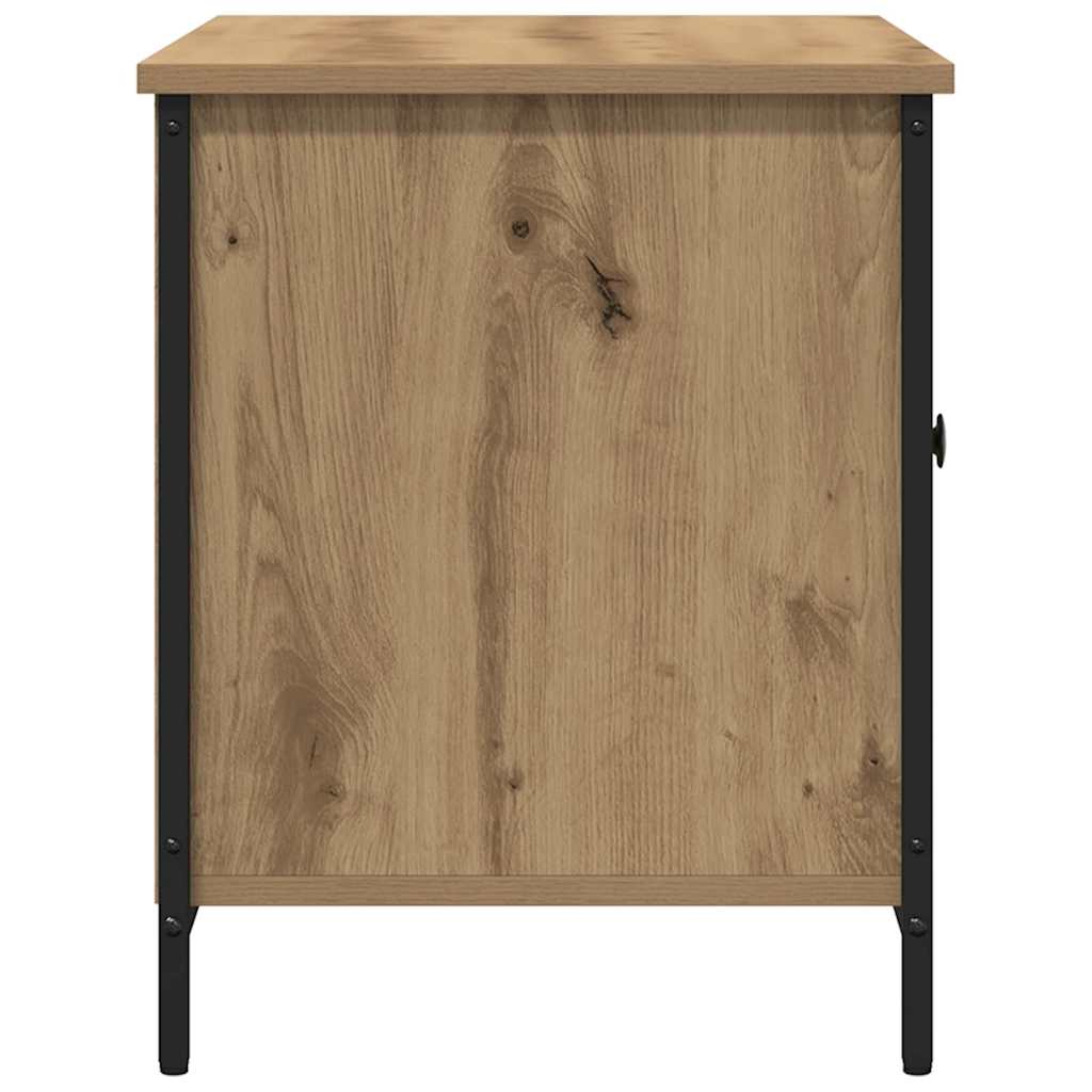 Televizní Skříň 80 X 40 X 50 Cm Dub Artisan Kompozitní Dřevo