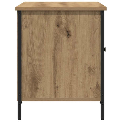 Televizní Skříň 80 X 40 X 50 Cm Dub Artisan Kompozitní Dřevo