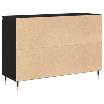 Servírovací Skříň Černý Dub 101,5 X 35 X 70 Cm Kompozitní Dřevo