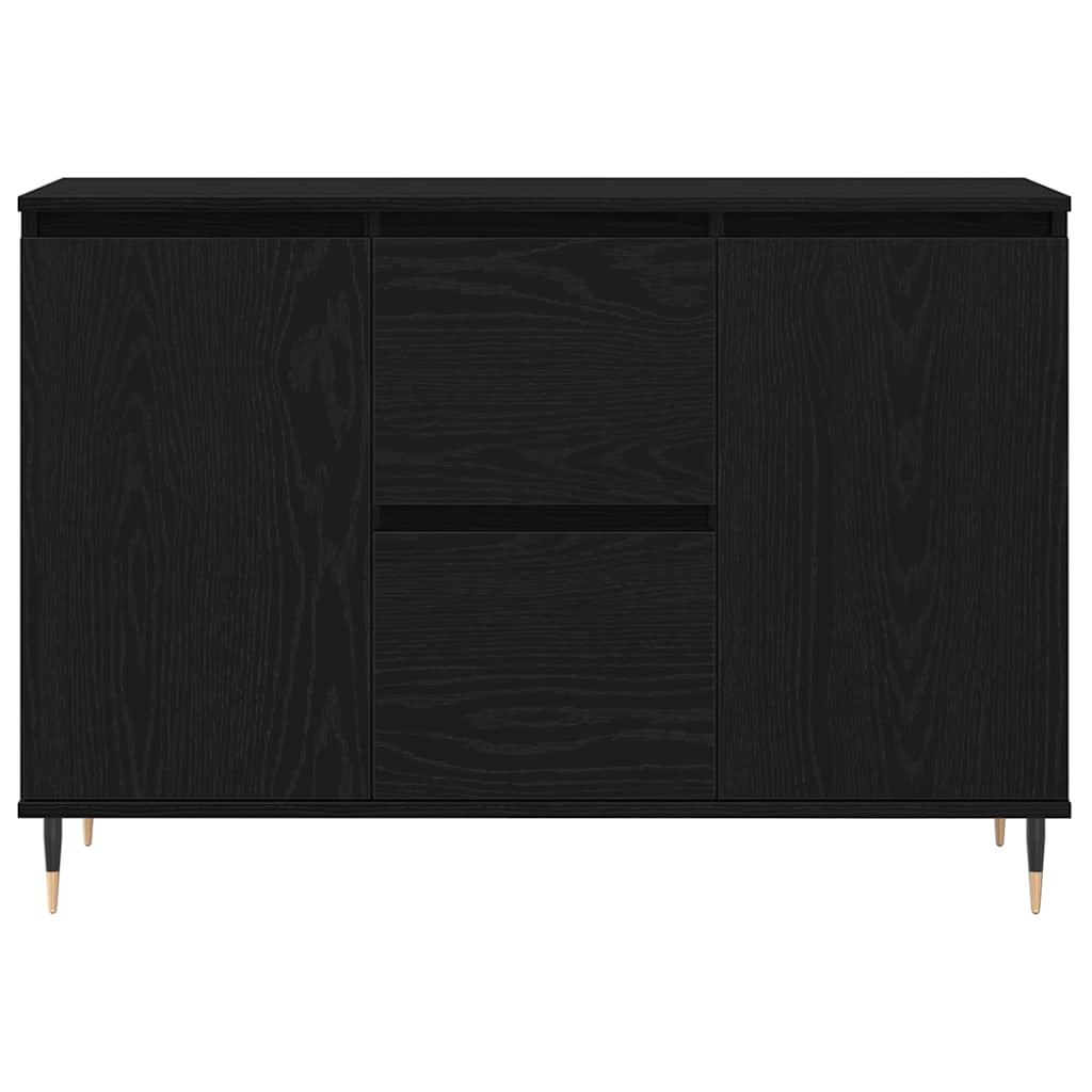 Servírovací Skříň Černý Dub 101,5 X 35 X 70 Cm Kompozitní Dřevo