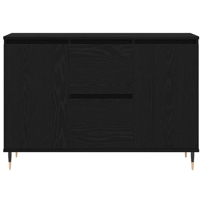 Servírovací Skříň Černý Dub 101,5 X 35 X 70 Cm Kompozitní Dřevo