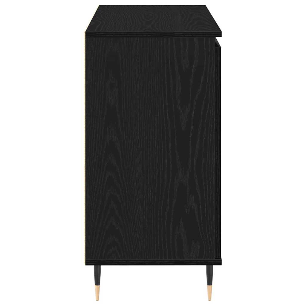 Servírovací Skříň Černý Dub 101,5 X 35 X 70 Cm Kompozitní Dřevo