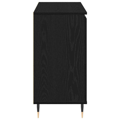 Servírovací Skříň Černý Dub 101,5 X 35 X 70 Cm Kompozitní Dřevo