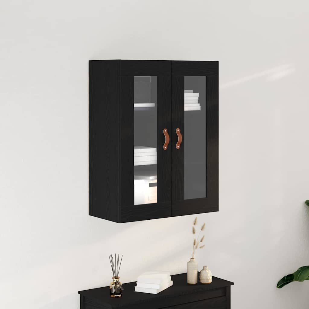 Nástěnná Skříňka Černý Dub 69,5 X 34 X 90 Cm Kompozitní Dřevo