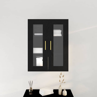 Nástěnná Skříňka Černý Dub 69,5 X 34 X 90 Cm Kompozitní Dřevo