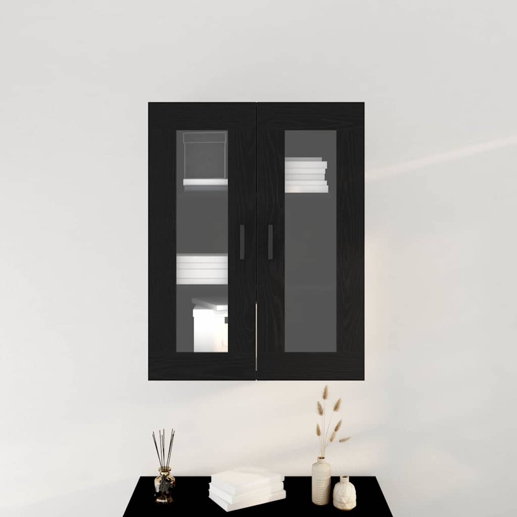Nástěnná Skříňka Černý Dub 69,5 X 34 X 90 Cm Kompozitní Dřevo