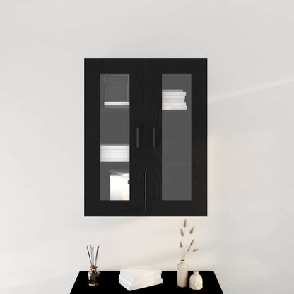 Nástěnná Skříňka Černý Dub 69,5 X 34 X 90 Cm Kompozitní Dřevo