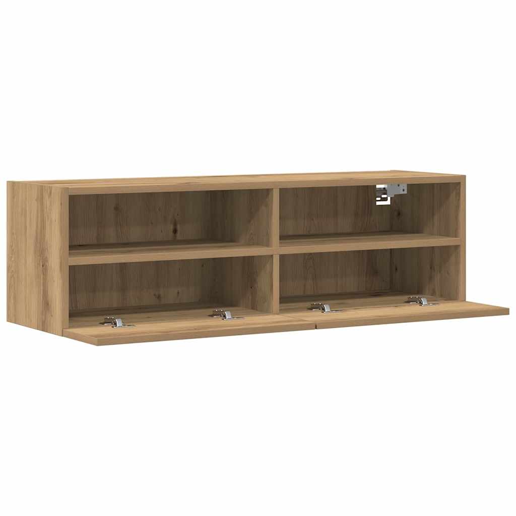 Tv Wall Cabinet 100 X 30 X 30 Cm Dub Artisan Kompozitní Dřevo
