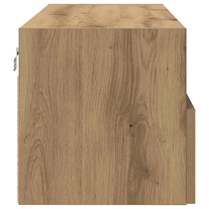 Tv Wall Cabinet 100 X 30 X 30 Cm Dub Artisan Kompozitní Dřevo