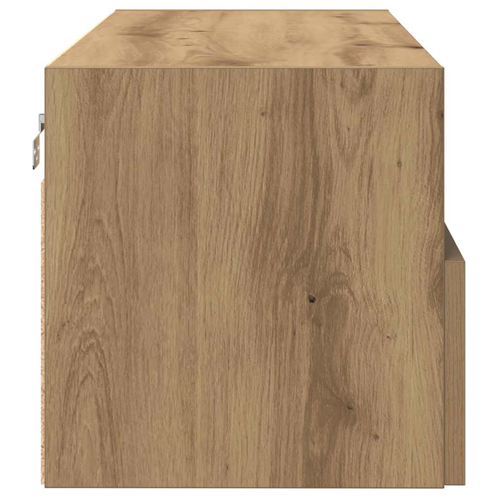 Tv Wall Cabinet 2 Pcs Dub Artisan Kompozitní Dřevo