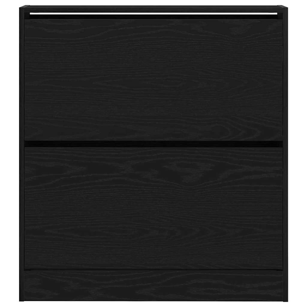 Skříň Na Obuv 80 X 21 X 87,5 Cm Kompozitní Dřevo Černý Dub