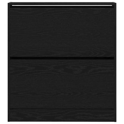 Skříň Na Obuv 80 X 21 X 87,5 Cm Kompozitní Dřevo Černý Dub