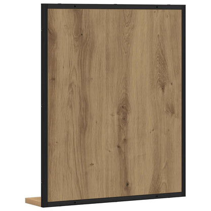 Zrcadlo Dub Artisan 50 X 12 X 60 Cm Sklo A Inženýrské Dřevo