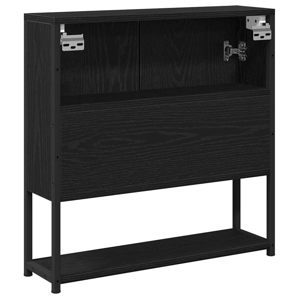 Zrcadlová Skříň Černý Dub 60 X 16 X 60 Cm Kompozitní Dřevo