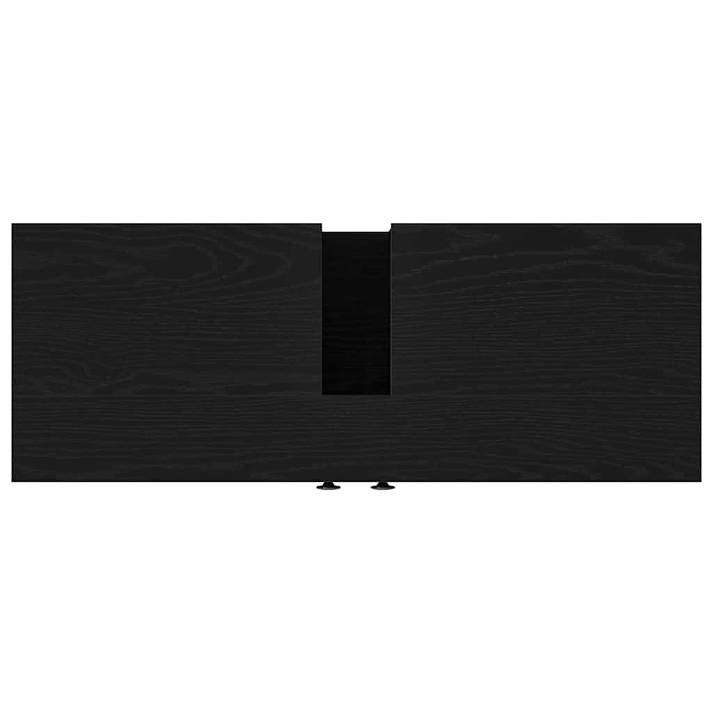 Skříňka Pod Umyvadlo Černý Dub 80 X 30 X 60 Cm Kompozitní Dřevo