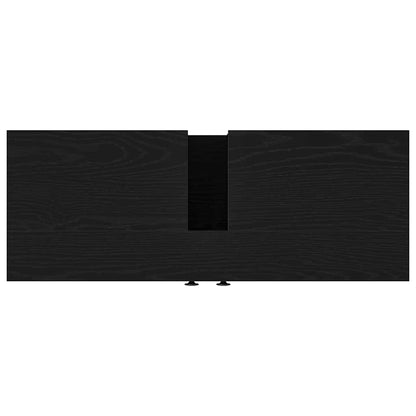 Skříňka Pod Umyvadlo Černý Dub 80 X 30 X 60 Cm Kompozitní Dřevo