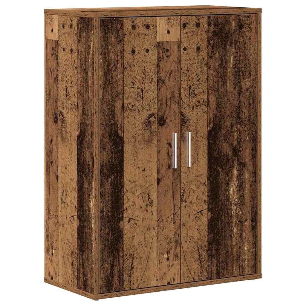 Servírovací Skříň Staré Dřevo 60 X 31 X 84 Cm Kompozitní Dřevo