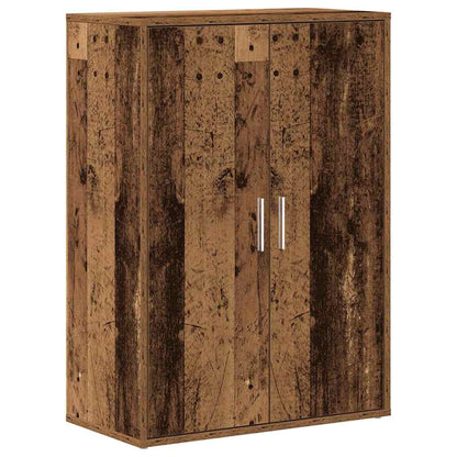 Servírovací Skříň Staré Dřevo 60 X 31 X 84 Cm Kompozitní Dřevo
