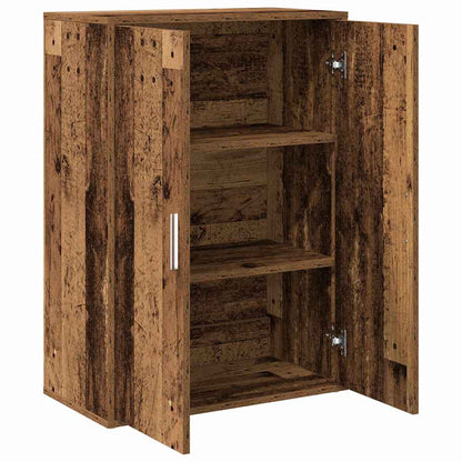 Servírovací Skříň Staré Dřevo 60 X 31 X 84 Cm Kompozitní Dřevo