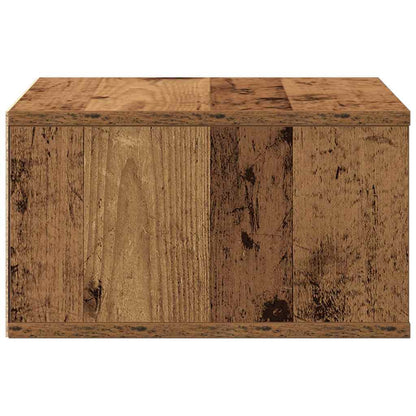 Stojan Na Tiskárnu S Úložištěm Staré Dřevo 49 X 40 X 22.5 Cm
