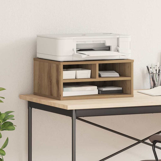 Stojan Na Tiskárnu S Úložištěm Artisanový Dub 49 X 40 X 22.5 Cm