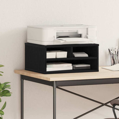 Stojan Na Tiskárnu Černý Dub 49 X 40 X 22.5 Cm Kompozitní Dřevo