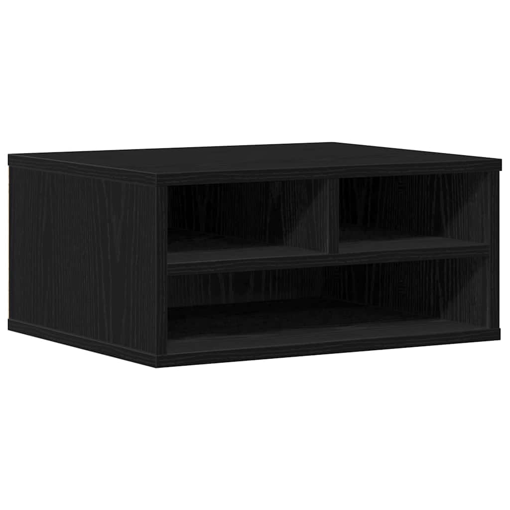 Stojan Na Tiskárnu Černý Dub 49 X 40 X 22.5 Cm Kompozitní Dřevo