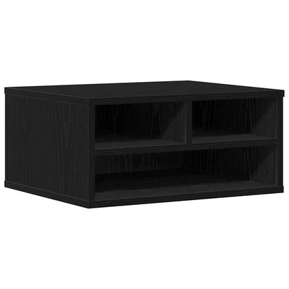 Stojan Na Tiskárnu Černý Dub 49 X 40 X 22.5 Cm Kompozitní Dřevo