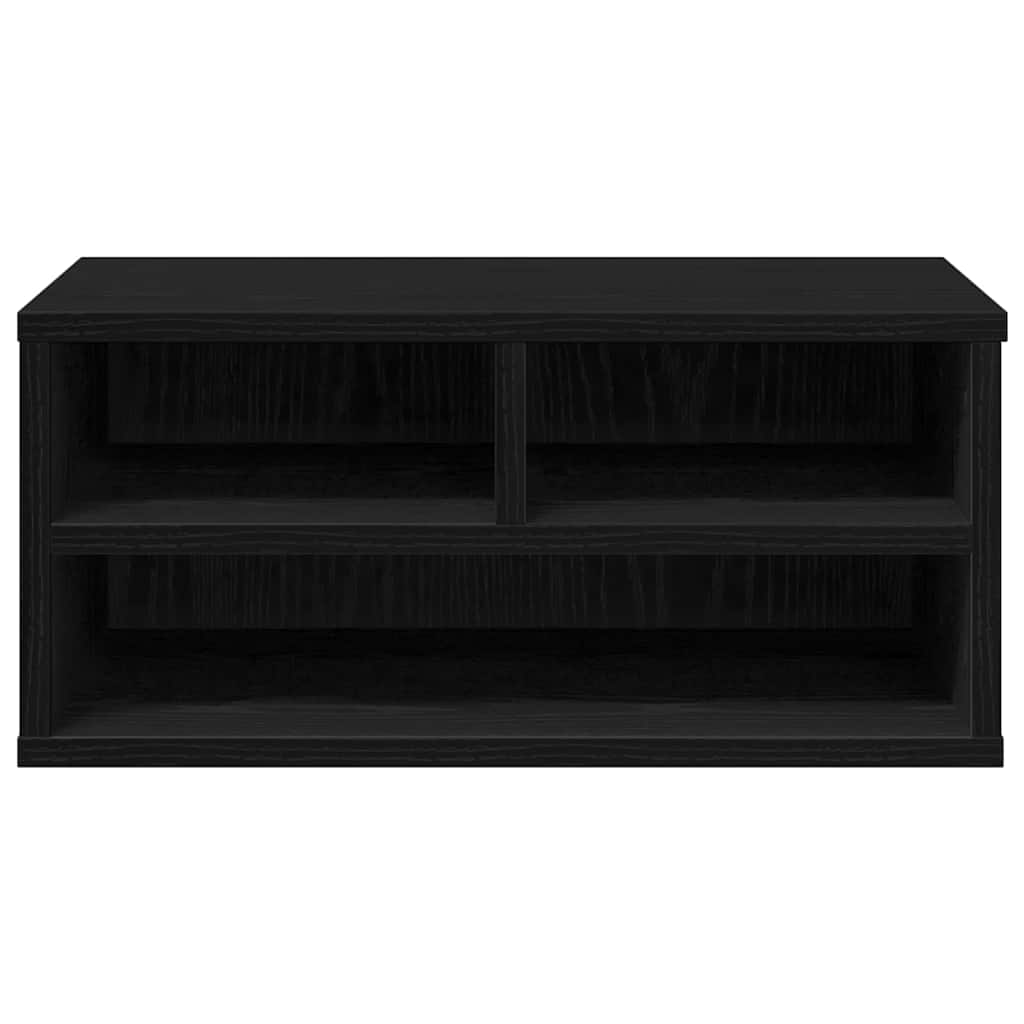 Stojan Na Tiskárnu Černý Dub 49 X 40 X 22.5 Cm Kompozitní Dřevo