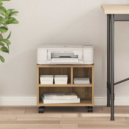 Stojan Na Tiskárnu S Úložištěm Artisanový Dub 41 X 32 X 33.5 Cm