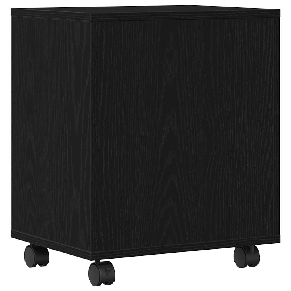 Stojan Na Tiskárnu Černý Dub 41 X 32 X 48 Cm Kompozitní Dřevo