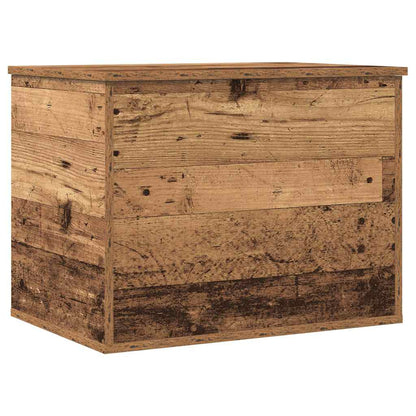 Úložná Krabice Staré Dřevo 60 X 42 X 46 Cm Kompozitní Dřevo