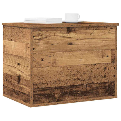 Úložná Krabice Staré Dřevo 60 X 42 X 46 Cm Kompozitní Dřevo