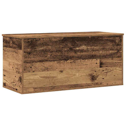 Úložná Krabice Staré Dřevo 100 X 42 X 46 Cm Kompozitní Dřevo