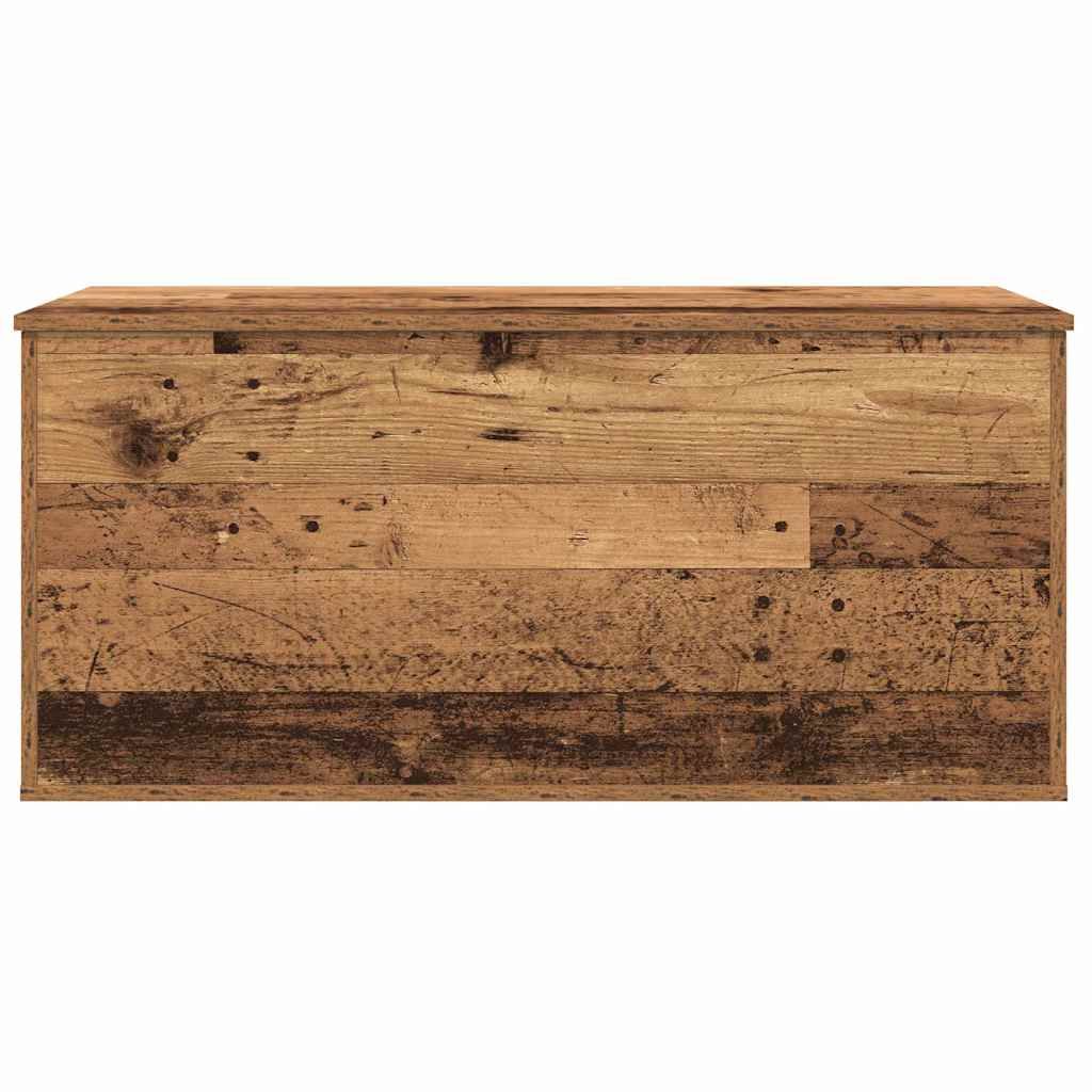Úložná Krabice Staré Dřevo 100 X 42 X 46 Cm Kompozitní Dřevo