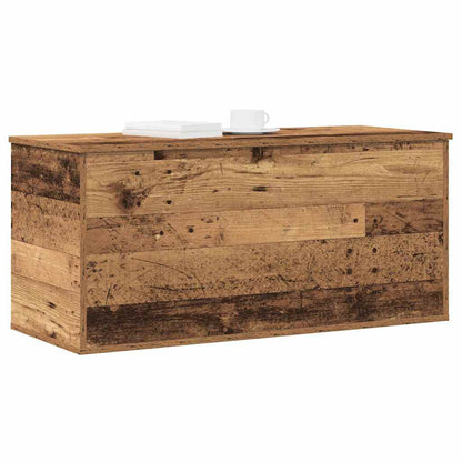 Úložná Krabice Staré Dřevo 100 X 42 X 46 Cm Kompozitní Dřevo