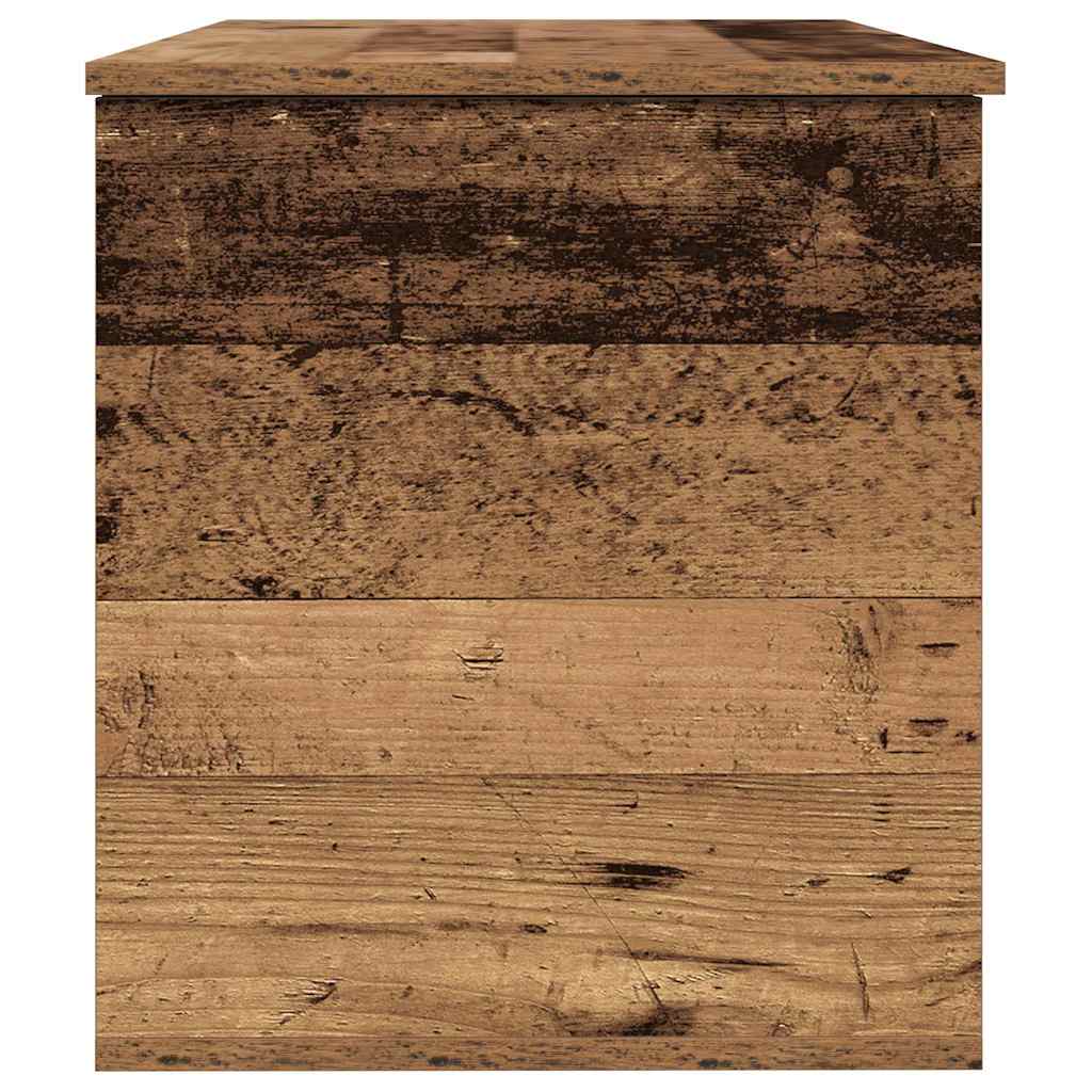 Úložná Krabice Staré Dřevo 100 X 42 X 46 Cm Kompozitní Dřevo