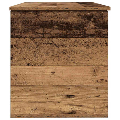 Úložná Krabice Staré Dřevo 100 X 42 X 46 Cm Kompozitní Dřevo