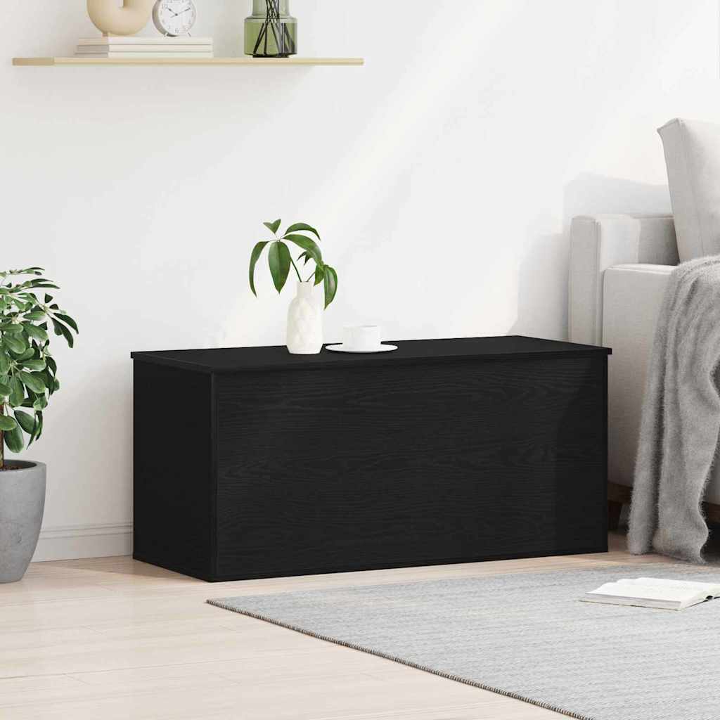 Úložná Krabice Černý Dub 100 X 42 X 46 Cm Kompozitní Dřevo