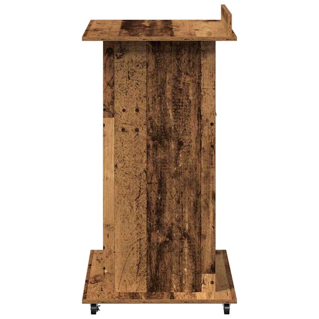 Podium Staré Dřevo Kompozitní Dřevo 55 X 55 X 107 Cm