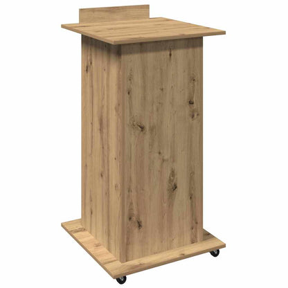 Podium Artisanový Dub Kompozitní Dřevo 55 X 55 X 107 Cm