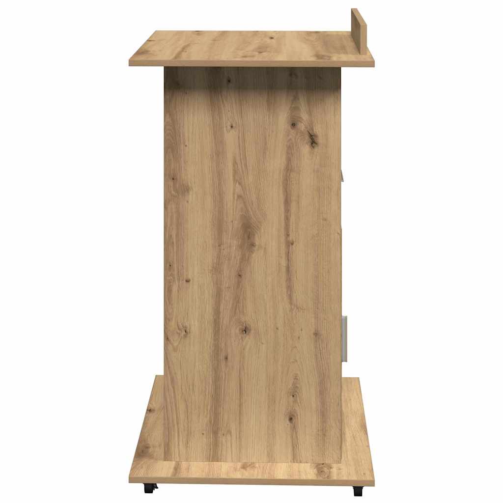 Podium Artisanový Dub Kompozitní Dřevo 55 X 55 X 107 Cm