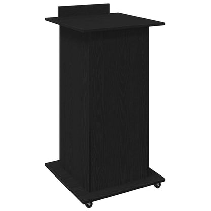 Podium Černý Dub Kompozitní Dřevo 55 X 55 X 107 Cm