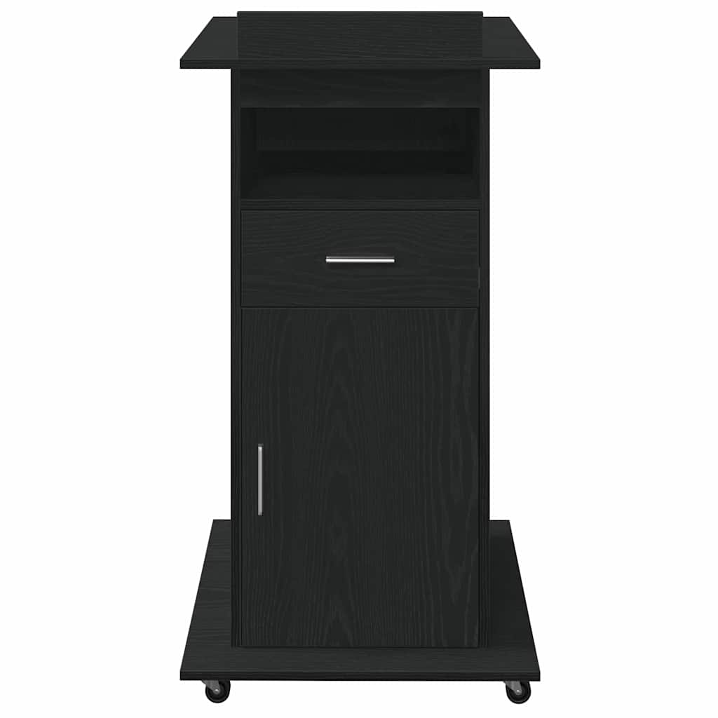 Podium Černý Dub Kompozitní Dřevo 55 X 55 X 107 Cm