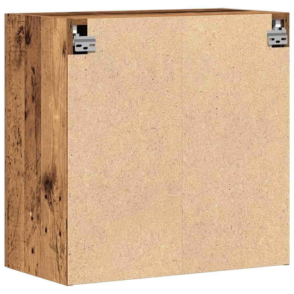Nástěnná Skříňka 60 X 31,5 X 60 Cm Kompozitní Dřevo Staré Dřevo